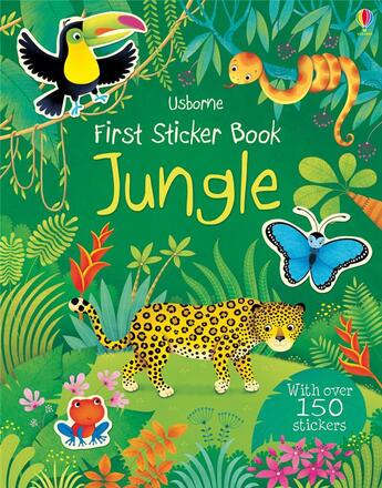 Couverture du livre « First sticker book ; jungle » de Alice Primmer aux éditions Usborne