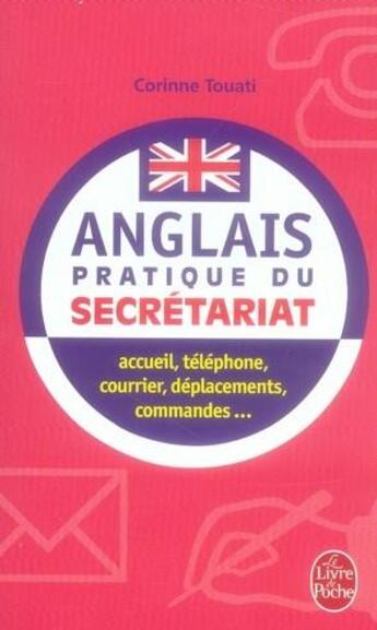 Couverture du livre « Anglais pratique du secrétariat » de Corinne Touati aux éditions Lgf