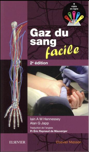 Couverture du livre « Gaz du sang facile (2e édition) » de  aux éditions Elsevier-masson