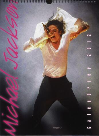 Couverture du livre « Calendrier mural Michael Jackson 2012 » de  aux éditions Hugo Image