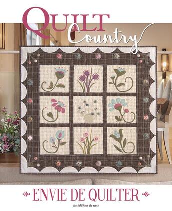 Couverture du livre « Quilt country T.56 ; envie de quilter » de  aux éditions De Saxe