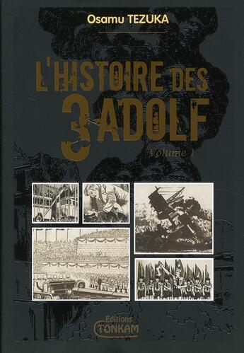 Couverture du livre « L'histoire des 3 Adolf Tome 1 » de Osamu Tezuka aux éditions Delcourt