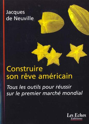 Couverture du livre « Construire Son Reve Americain » de  aux éditions Village Mondial