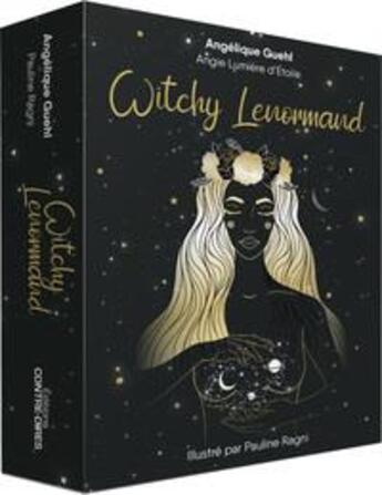 Couverture du livre « Witchy lenormand » de Angélique Guehl aux éditions Contre-dires