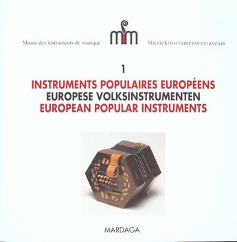 Couverture du livre « Instruments populaires europeens » de Van Lerberghe aux éditions Mardaga Pierre