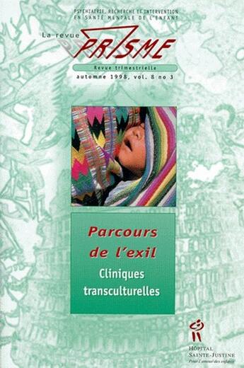 Couverture du livre « Parcours de l'exil cliniques » de Prisme aux éditions Sainte Justine