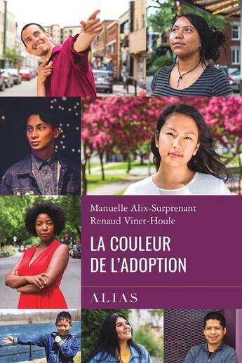 Couverture du livre « La couleur de l'adoption » de Alix-Surprenant Manu aux éditions Alias