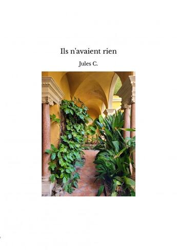 Couverture du livre « Ils n'avaient rien » de Jules C. aux éditions Thebookedition.com