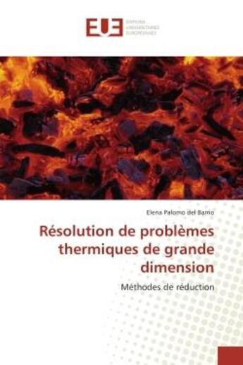 Couverture du livre « Resolution de problemes thermiques de grande dimension - methodes de reduction » de Palomo Del Barrio E. aux éditions Editions Universitaires Europeennes