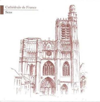 Couverture du livre « Lot de 5 cartes cathedrale de france - sens » de  aux éditions Satisfecit