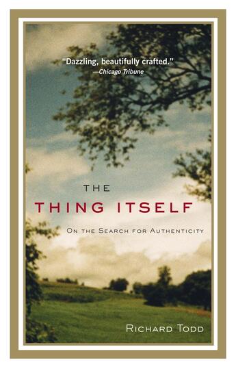 Couverture du livre « The Thing Itself » de Todd Richard aux éditions Penguin Group Us