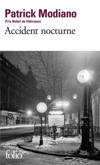 Couverture du livre « Accident nocturne » de Patrick Modiano aux éditions Folio