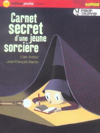 Couverture du livre « Carnet secret jeune sorciere » de Arthur/Martin aux éditions Nathan