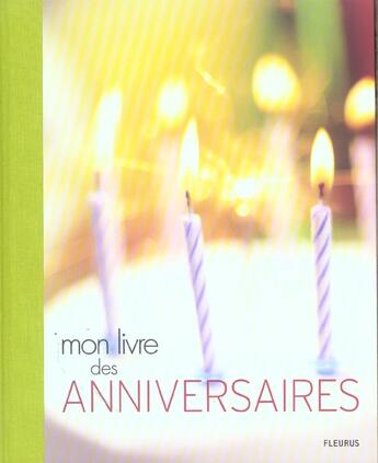 Couverture du livre « Mon Livre Des Anniversaires » de Caroline Metayer aux éditions Fleurus