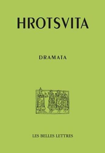 Couverture du livre « Théâtre » de Roswitha aux éditions Belles Lettres