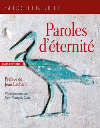 Couverture du livre « Paroles d'éternité » de Feneuille/Gout/Lecla aux éditions Cnrs