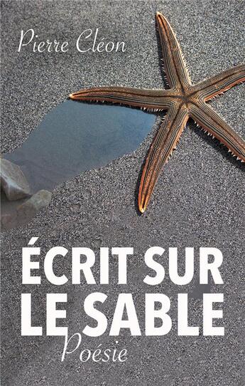 Couverture du livre « Écrit sur le sable » de Pierre Cleon aux éditions Books On Demand