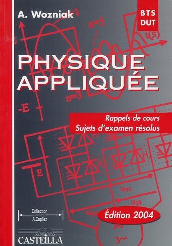 Couverture du livre « Physique Appliquee » de Wozniak aux éditions Casteilla