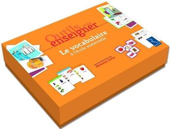 Couverture du livre « Boite outils pour enseigner le vocabulaire a l'ecole maternelle » de Micheline Cellier aux éditions Retz