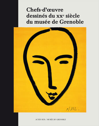 Couverture du livre « Chefs d'oeuvre dessinés du XX siècle du musée de Grenoble » de  aux éditions Actes Sud