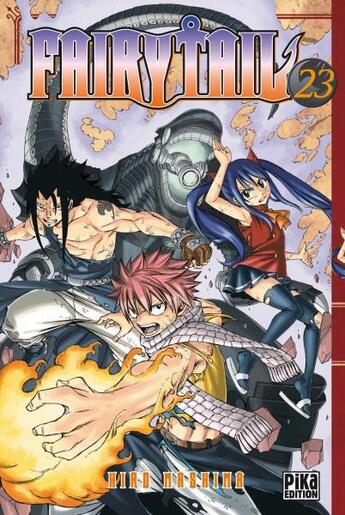 Couverture du livre « Fairy Tail Tome 23 » de Hiro Mashima aux éditions Pika