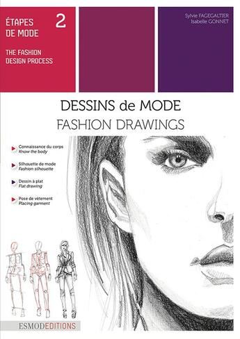 Couverture du livre « Étapes de mode t.2 : dessins de mode » de Sylvie Fagegaltier et Isabelle Gonnet aux éditions Esmod