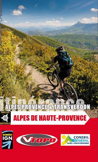 Couverture du livre « Alpes provence & transverdon alpes de haute provence » de  aux éditions Vtopo