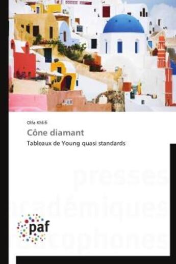Couverture du livre « Cône diamant » de Olfa Khlifi aux éditions Presses Academiques Francophones
