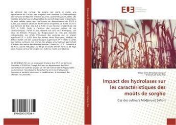 Couverture du livre « Impact des hydrolases sur les caractéristiques des moûts de sorgho » de Steve Carly Desobgo Zangué aux éditions Editions Universitaires Europeennes