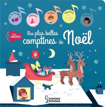 Couverture du livre « Mes plus belles comptines de noel » de Audrey Brien aux éditions Larousse