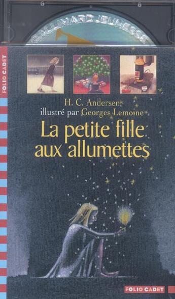 Couverture du livre « La petite fille aux allumettes » de Andersen/Lemoine aux éditions Gallimard-jeunesse