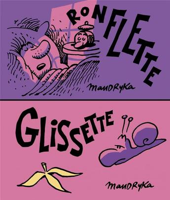 Couverture du livre « Ronflette ; glissette » de Nikita Mandryka aux éditions Editions Flblb