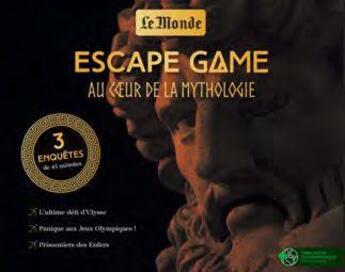 Couverture du livre « Escape game au coeur de la mythologie » de  aux éditions Prisma