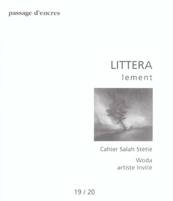 Couverture du livre « Littéralement » de  aux éditions Dispute