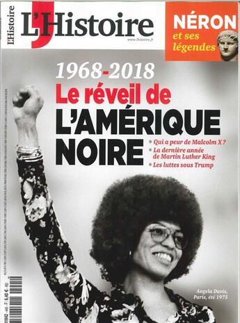 Couverture du livre « L'histoire n 445 1968-2018 le reveil de l'amerique noire - mars 2018 » de  aux éditions L'histoire