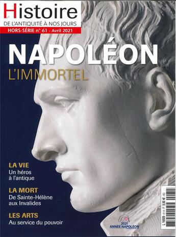 Couverture du livre « Histoire de l'antiquite a nos jours hs n 61 napoleon : mort d'un heros antique - avril 2021 » de  aux éditions Histoire Antique Et Medievale