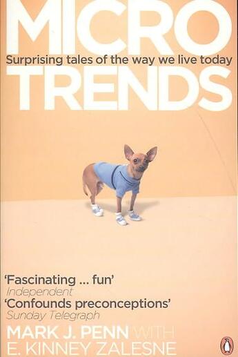 Couverture du livre « MICROTRENDS - SURPRISING TALES OF THE WAY WE LIVE TODAY » de Penn Mark J. aux éditions Adult Pbs