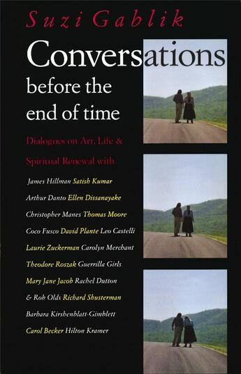 Couverture du livre « Conversations before the end of time » de Suzi Gablik aux éditions Thames & Hudson