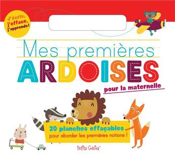 Couverture du livre « Mes premieres ardoises pour la maternelle » de Chabot/Shutterstcok aux éditions Shoebox Media