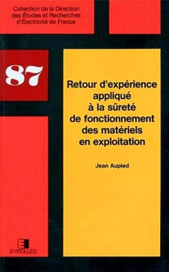 Couverture du livre « Ret d exp app sur fonct » de Aupied aux éditions Edf