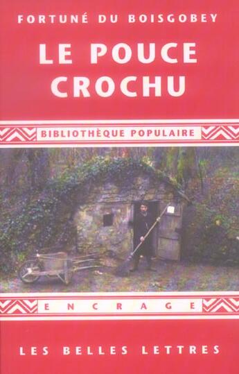 Couverture du livre « Le Pouce crochu » de Fortuné De Boisgobey aux éditions Belles Lettres