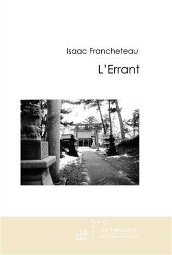 Couverture du livre « L'errant » de Francheteau-I aux éditions Le Manuscrit