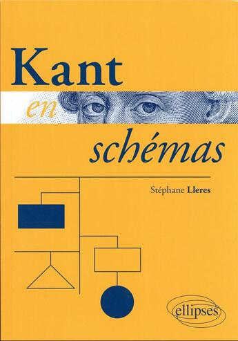 Couverture du livre « Kant en schémas » de Stephane Lleres aux éditions Ellipses