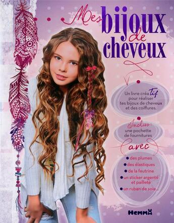 Couverture du livre « Mes bijoux de cheveux » de Veronique Raskinet aux éditions Hemma