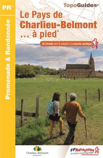 Couverture du livre « Le pays de Charlieu-Belmond... à pied » de  aux éditions Ffrp