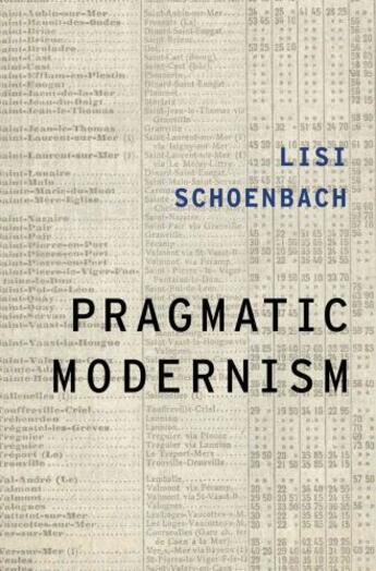 Couverture du livre « Pragmatic Modernism » de Schoenbach Lisi aux éditions Oxford University Press Usa