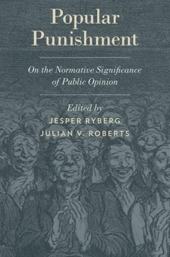 Couverture du livre « Popular Punishment: On the Normative Significance of Public Opinion » de Jesper Ryberg aux éditions Oxford University Press Usa