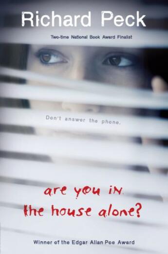 Couverture du livre « Are You in the House Alone? » de Peck Richard aux éditions Penguin Group Us