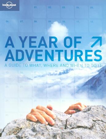 Couverture du livre « A year of adventures » de Andrew Bain aux éditions Lonely Planet France