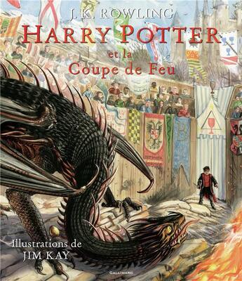 Couverture du livre « Harry Potter Tome 4 : Harry Potter et la coupe de feu » de J. K. Rowling aux éditions Gallimard-jeunesse